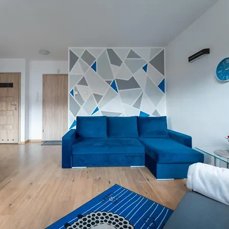 Apartmán Lazurowy Widok Centrum - Z Prywatnym Parkingiem - Spaceapart *