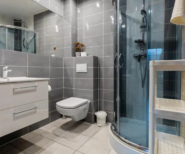 Lazurowy Widok Centrum - Z Prywatnym Parkingiem - Spaceapart *