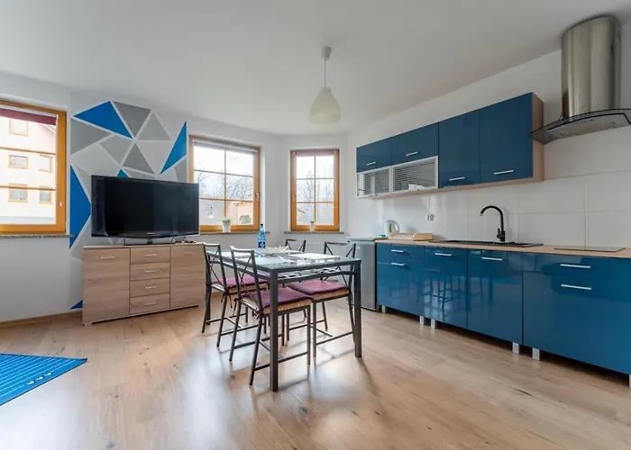 Lazurowy Widok Centrum - Z Prywatnym Parkingiem - Spaceapart Appartement