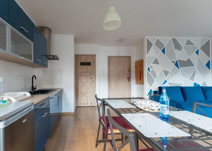 Lazurowy Widok Centrum - Z Prywatnym Parkingiem - Spaceapart Appartement